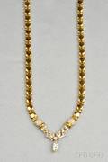 18kt Gold and Diamond Necklace