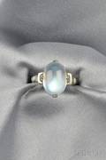 14kt White Gold and Moonstone Ring Marcus  Co