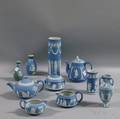 Ten Light Blue Wedgwood Jasper Dip Items