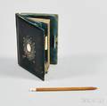 Small Tortoiseshell Motherofpearl and Sterling Silvermounted Notebook