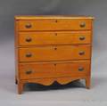 Country Federal Pine Twodrawer Blanket Chest