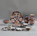 Thirteen Pieces of Imari Porcelain