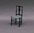 Blackpainted Country Side Chair