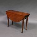 Queen Anne Cherry Ovaltop Dropleaf Table