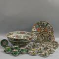 Twentynine Pieces of Rose Medallion Tableware