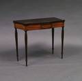 Federalstyle Inlaid Mahogany and Birch Veneer Card Table