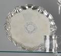 English silver salver possibly by William Peaston London 1760