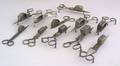 American and English wrought iron candle snuffers 18th19th c