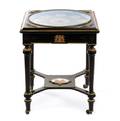 Napoleon III Table w Sevres Style Charger 19th C
