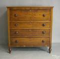Sheraton cherry chest of drawers