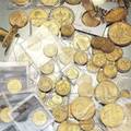 A collection of gold coins