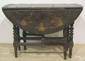 Spanish Baroque inlaid walnut gateleg table mid 17th c