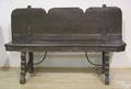 Spanish Baroque walnut folding bench late 17th c