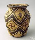 Southwest Indian basket jar