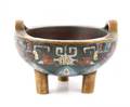19th C Chinese Cloisonne Ding