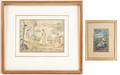 Group of 2 Framed Indian Figural Paintings