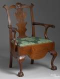 Delaware Valley Chippendale walnut armchair ca 1770