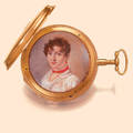 Miniature Portrait of a Lady Unsigned