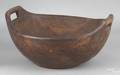 New England 2handled burl bowl 19th c