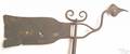 Sheet iron bannerette weathervane ca 1800