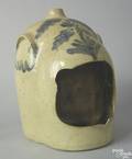 Philadelphia stoneware chicken feeder 19th c