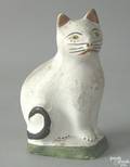 Chalkware cat 19th c