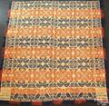Ohio jacquard coverlet dated 1837
