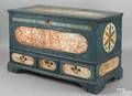 Pennsylvania painted poplar dower chest dated 1794