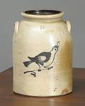 Twogallon stoneware crock 19th c