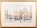 Henry Brewer 1932 Watercolor Piazza San Marco