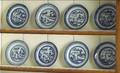 Thirteen Chinese export porcelain plates 19th c