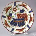 Gaudy Dutch toddy plate