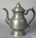 American pewter coffee pot