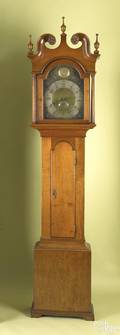 Philadelphia Chippendale walnut tall case clock ca 1772