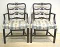 Set of 6 Chippendale style ribbonback dining chairs