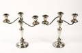 Pair of Gorham Sterling Weighted Candelabras