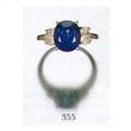 Sapphire and Diamond Ring