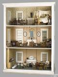 Large 3story furnished dollhouse mid 19th c