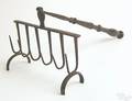 Small wrought iron roaster late 18th c