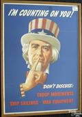 Three WWII posters titled Im Counting on You