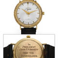 Unique and Historically Important Kennedy Onassis Wristwatch Worn by JFK and Gifted to Aristotle Onassis by Jackie Kennedy Nastrix