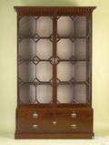 George III mahogany bookcase ca 1780