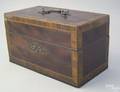Regency mahogany tea caddy ca 1800