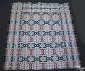 Pennsylvania jacquard coverlet mid 19th c