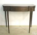Federal mahogany inlaid card table