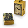 TAVANNES GOLD BOOK FORM WATCH CONTAINING MINIATURE KORAN YELLOW GOLD Tavannes Watch