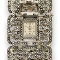 MARCASITE ART DECO BRACELET WATCH The dial signed Bucherer