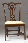 Philadelphia Chippendale walnut dining chair ca 1785