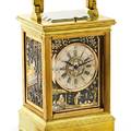 BROCOT CARRIAGE CLOCK A LA JAPONAISE Achille Brocot