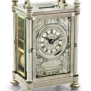 MAPPIN  WEBB LIMITED EDITION SOLID SILVER CARRIAGE CLOCK Mappin  Webb